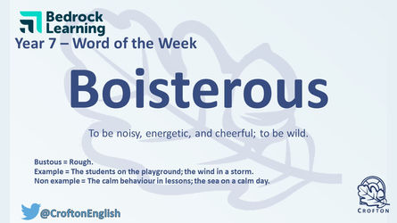 KS3 Words of the Week 27.11.23