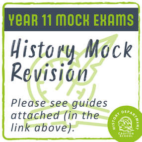 Year 11 - History Mock Revision Guidance