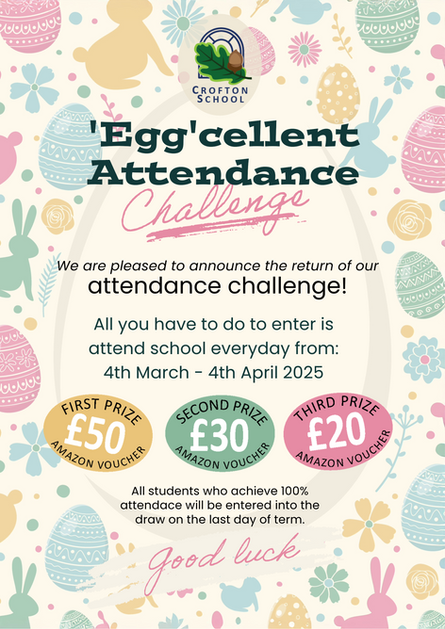 'Egg'cellent Attendance Challenge.