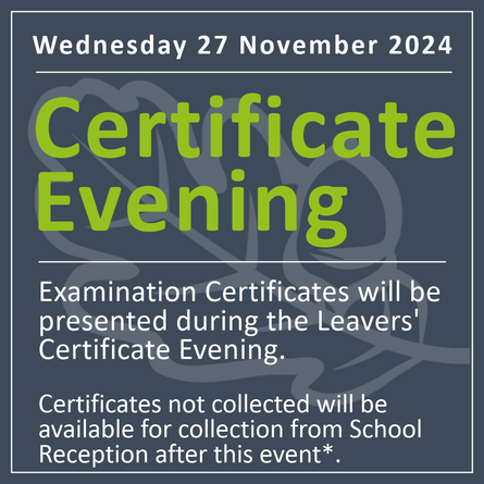 Certificate Evening 2024