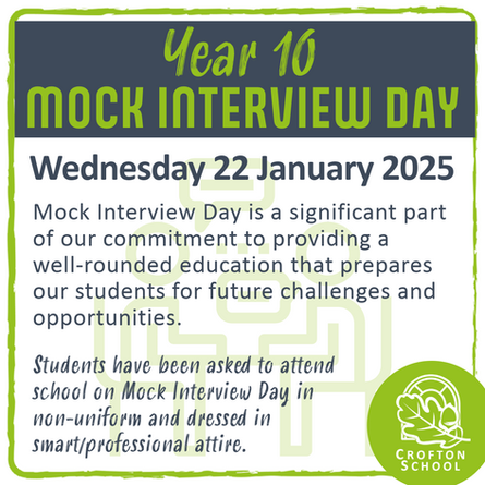 Year 10 Mock Interview Day