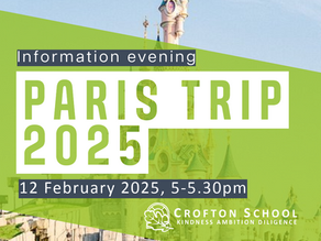 Paris Trip 2025 Info Eve