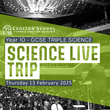 Year 10 GCSE Triple Science Trip - Science Live