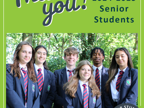 Thank You to our Senior Students