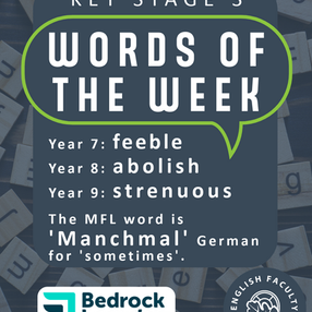 Words of the Week