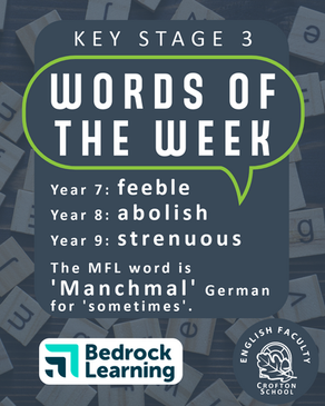 Words of the Week