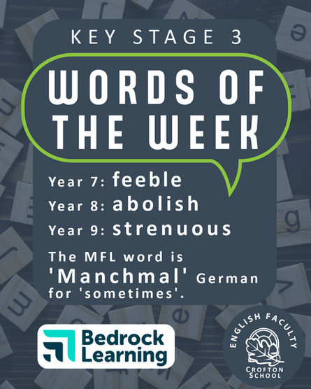 Words of the Week