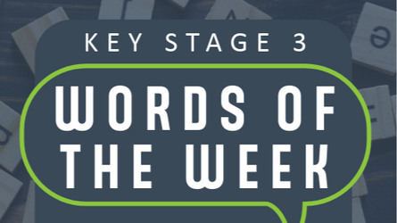 Words of the week