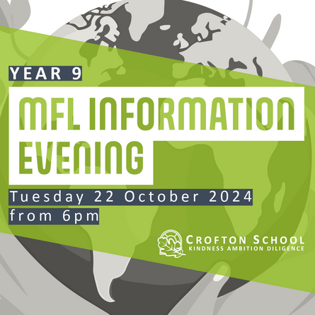 Year 9 MFL Evening for Parents
