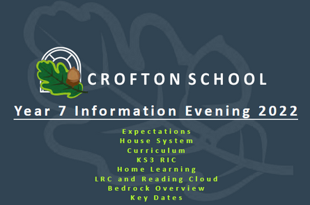 Year 7 Information Evening