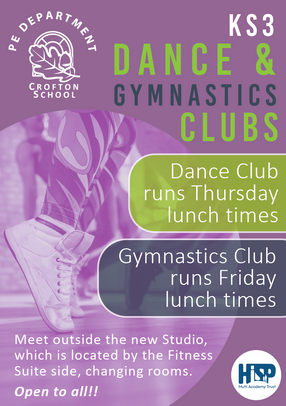 KS3 Dance and Gymnastics Clubs