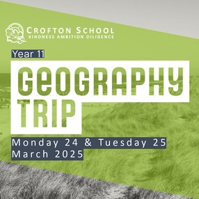 Year 11 GCSE Geography Fieldtrip