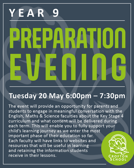 Year 9 Preparation Evening 2025