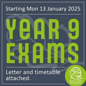 Year 9 Exams