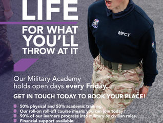 Take the next step to a career in the Armed Forces