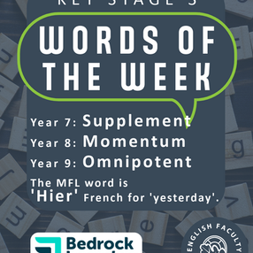 Words of the Week