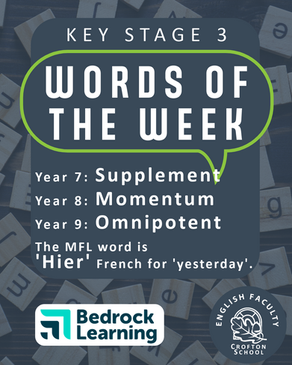 Words of the Week