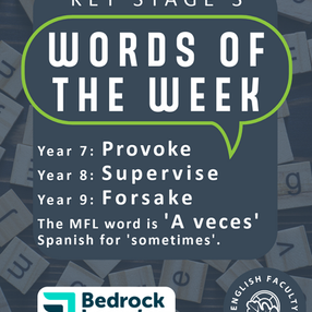 Words of the week