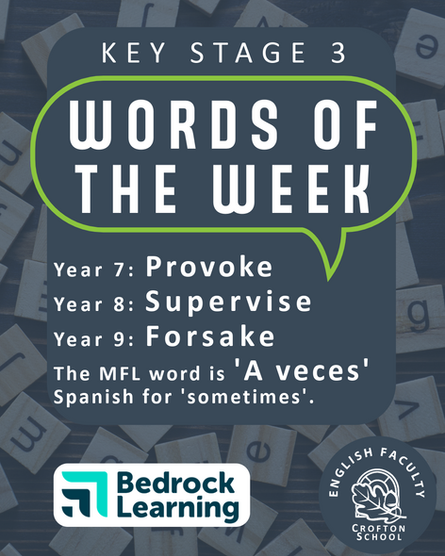 Words of the week