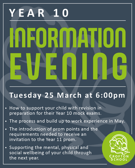 Year 10 Information Evening