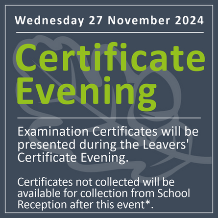 Certificate Evening 2024