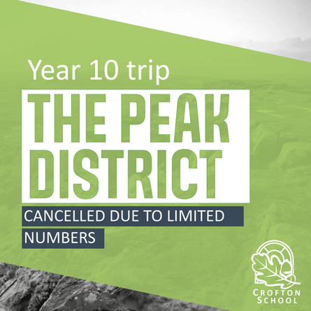Year 10 Peak District Trip - CANCELLED